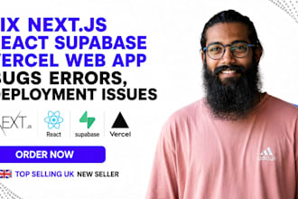 fix next js react supabase vercel web app bugs errors deployment issue developer