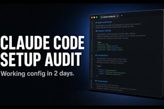 audit your claude code setup and deliver a working claudemd