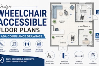 design wheelchair accessible floor plans ada compliance drawings