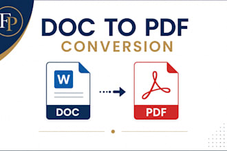 convert your word doc to pdf professionally