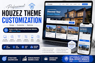 customize houzez theme for a professional real estate and property listing