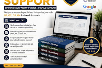 write, format, and publish research articles in indexed journals