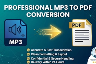 convert audio files to pdf files