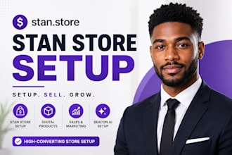 stan store setup, stan store, digital product, stan store marketing, beacon ai