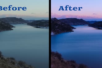 touch up and edit photos with a focus on color grading