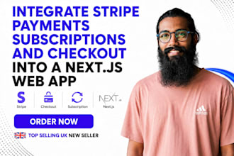 integrate stripe payments subscriptions and checkout into a next js web app