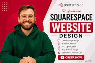 build squarespace website, redesign squarespace, website development squarespace