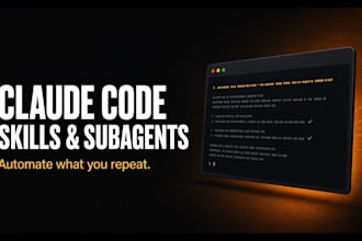 build custom claude code skills and subagents that automate your workflow