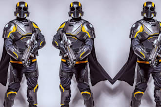 do full cosplay creation video game cosplay armor evafoam armor prop weapon con