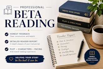 beta reader for fiction novels