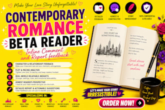 be your contemporary romance beta reader, beta read modern romance beta reader