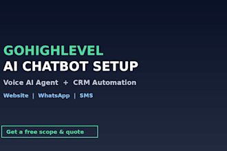 setup gohighlevel ai chatbot, ghl voice ai agent, crm automation workflow