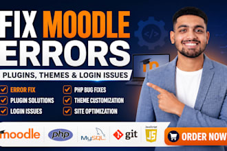 fix moodle errors plugins themes login issues PHP bugs and customization
