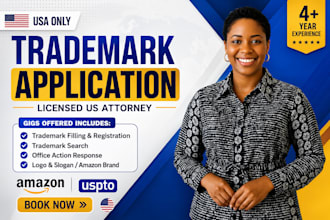 be your licensed US patent, trademark attorney, trademark registration, patent