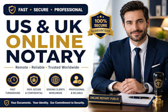 do US UK online notary within 1 hr, usps form 1583, notarize legal document