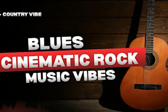 compose and produce blues rock song for you