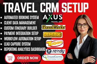 setup travel crm traveljoy travefy clientbase tourwriter umapped travelworks