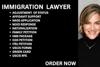 be your ny, ca, florida immigration lawyer for i130, i485, and n400 applications