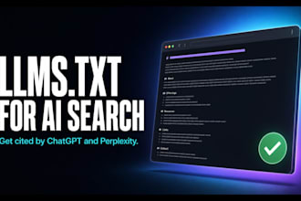 set up llms txt so ai search engines find and cite your website