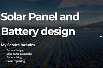 design and redesign your solar battery fix solar panel and battery