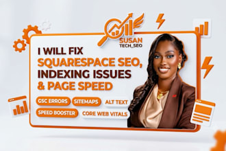 fix squarespace SEO, indexing issues, and page speed
