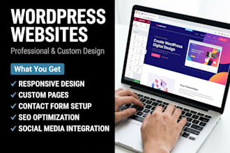 design a professional wordpress website