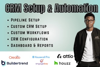 setup buildertrend houzz housecall pro creatio CRM attio engagebay honeybook CRM