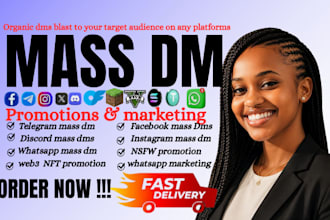 do bulk dm outreach and mass messaging across all social media platforms