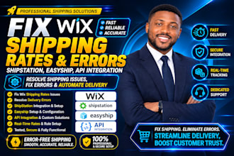 fix wix shipping rates, delivery errors, shipstation, easyship, api integration