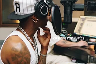 record professional male rap vocals for hip hop trap and drill
