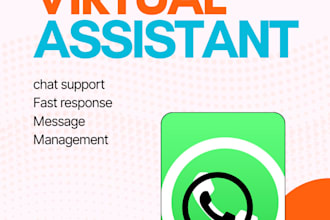 be your whatsapp virtual assistant and spanish chat support