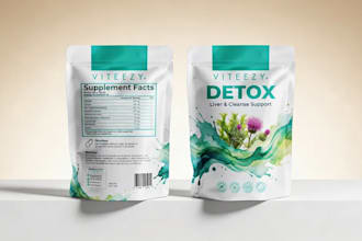 design product packaging, amazon labels, bottle labels and box design