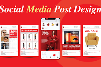 create engaging social media post designs for your brand