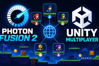 add or fix photon fusion multiplayer in your unity 2d game
