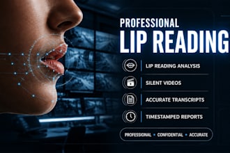 read lips from silent or unclear videos with accurate transcription