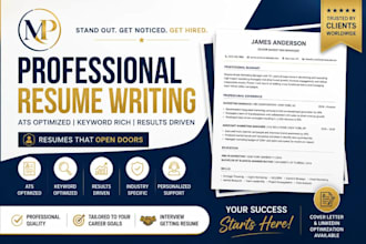 expertly create a job winning resume, cv and linkedin