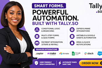 build tally so quiz forms tally conditional logics tally zapier integrations va
