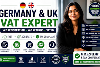 do germany vat registration, UK vat registration, vat return and vat id