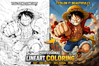professionally color your comic, webtoon, or cover art