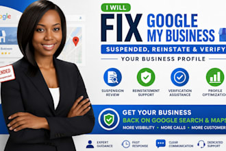 fix google my business suspended, gmb reinstate my business profile suspension