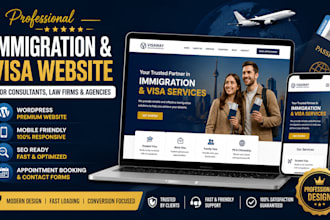 build a modern immigration and visa consultancy wordpress website