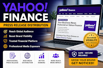 yahoo finance press release distribution for brands startups and business growth
