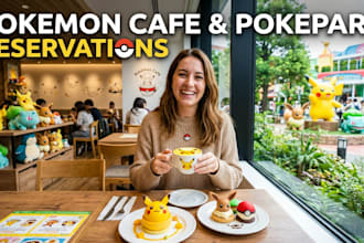 reserve pokepark kanto, pokemon cafe, ghibli museum, nintendo museum in japan