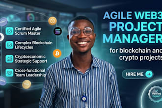 be your agile web3 project manager for blockchain and crypto projects