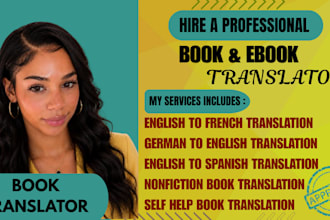 professionally translate english to spanish, french and german