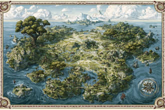 do fantasy map design