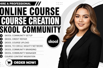 setup skool community setup skool course creation skool online community setup