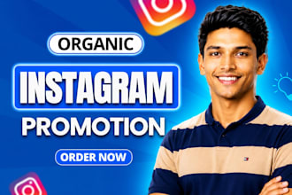 do organic growth followers and manage instagram marketing, instagram promotion