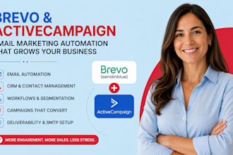 activecampaign brevo sendinblue email marketing automation crm workflow smtp api
