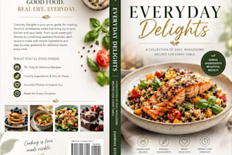 write cookbook recipe book, cookbook design, cookbook formatting, food menu